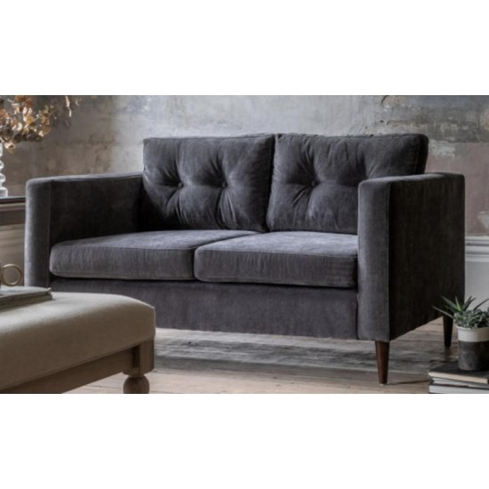 Gallery Direct Whitwell 2 Seater Sofa - Charcoal