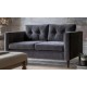 Gallery Direct Whitwell 2 Seater Sofa - Charcoal