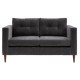 Gallery Direct Whitwell 2 Seater Sofa - Charcoal