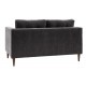 Gallery Direct Whitwell 2 Seater Sofa - Charcoal