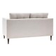 Gallery Direct Whitwell 2 Seater Sofa - Light Grey