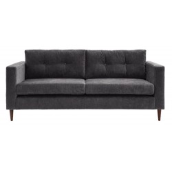 Gallery Direct Whitwell 3 Seater Sofa - Charcoal