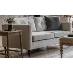 Gallery Direct Whitwell 3 Seater Sofa - Light Grey