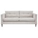 Gallery Direct Whitwell 3 Seater Sofa - Light Grey