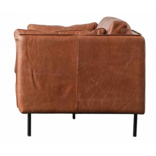 Gallery Direct Wigmore Sofa - Brown Leather