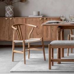 Gallery Direct Whitney Wishbone Style Dining Chair - Price for a pair