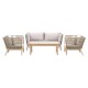 Gallery Direct Cataldo Lounge Set - Green or Natural colour