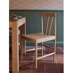 Braystone Washed Oak Pair of Dining Chairs