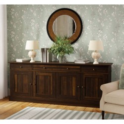 Garrat 4 Door 3 Drawer Sideboard - IN STOCK AND AVAILABLE IN CHESTNUT FINISH