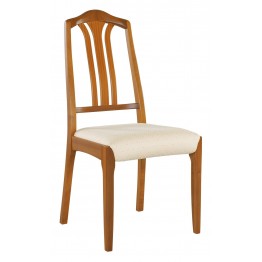 3114 Nathan Slat Back Dining Chair in Teak NCD-3114-TK