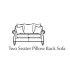 Parker Knoll Eastbury 2 Seater Sofa - Pillow Back Version - 5 Year Guardsman Furniture Protection Included For Free! - WINTER SALE PROMO PRICE NOW ON - ENDS 3rd MARCH