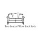 Parker Knoll Eastbury 2 Seater Sofa - Pillow Back Version - 5 Year Guardsman Furniture Protection Included For Free! - WINTER SALE PROMO PRICE NOW ON - ENDS 3rd MARCH