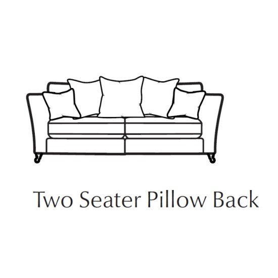 Parker Knoll Harlow 2 Seater Sofa - Pillow Back Version - 5 Year Guardsman Furniture Protection Included For Free!