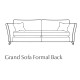 Parker Knoll Harlow Grand Sofa - Formal Back Version - 5 Year Guardsman Furniture Protection Included For Free! - WINTER SALE PROMO PRICE NOW ON - ENDS 3rd MARCH