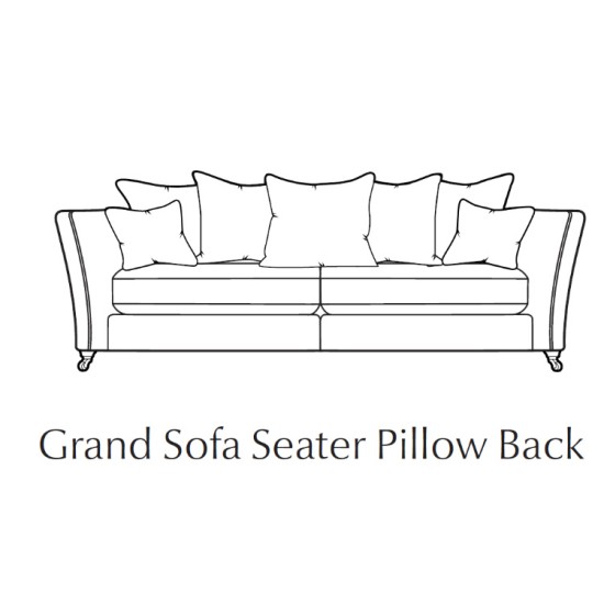 Parker Knoll Harlow Grand Sofa - Pillow Back Version - 5 Year Guardsman Furniture Protection Included For Free! - WINTER SALE PROMO PRICE NOW ON - ENDS 3rd MARCH