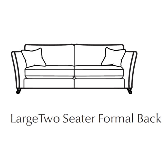 Parker Knoll Harlow Large 2 Seater Sofa - Formal Back Version - 5 Year Guardsman Furniture Protection Included For Free! - WINTER SALE PROMO PRICE NOW ON - ENDS 3rd MARCH