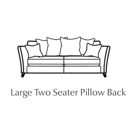 Parker Knoll Harlow Large 2 Seater Sofa - Pillow Back Version - 5 Year Guardsman Furniture Protection Included For Free! - WINTER SALE PROMO PRICE NOW ON - ENDS 3rd MARCH