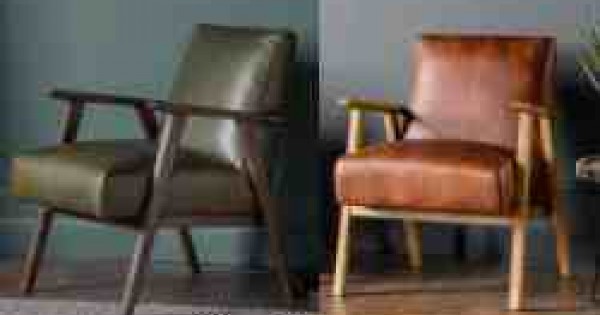 Neyland armchair deals heritage green leather