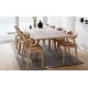 Skovby SM126 Dutch Pull-Out Drawleaf Dining Table - Veneer Top