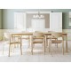 Skovby SM142 Extending Dining Table - Solid Top