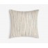 Large Square Blue Natural Fine Line Scatter Cushion