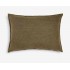 Large Lumbar Khaki Dark Green Scatter Cushion