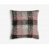 Large Square Blue Check Scatter Cushion