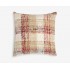 Large Square Brown Check Scatter Cushion