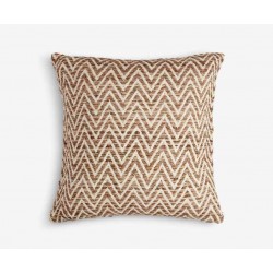 Large Square Brown Chevron Scatter Cushion