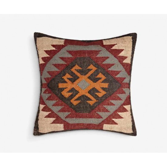 Large Square Ethnic Plum Scatter Cushion