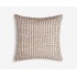 Large Square Brown Natural Loop Stitch Scatter Cushion