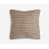 Medium Square Dark Grey Knit Scatter Cushion