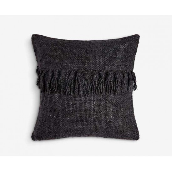 Medium Square Indigo Tassel Scatter Cushion