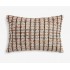 Small Lumbar Dark Vertical Stripe Cushion