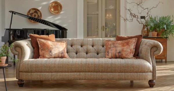 Grand Sofa | Caledonian | Harris Tweed | Tetrad Furniture ...