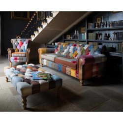 Dickinson Large Sofa Patchwork Sofa  - 5 Year Guardsman Furniture Protection Included For Free!