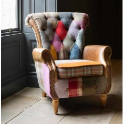 Dickinson Patchwork Chair - 5 Year Guardsman Furniture Protection Included For Free!