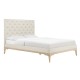 Willis and Gambier Toulon Low End Bed - Cream Fabric