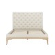 Willis and Gambier Toulon Low End Bed - Cream Fabric