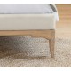 Willis and Gambier Toulon Low End Bed - Cream Fabric